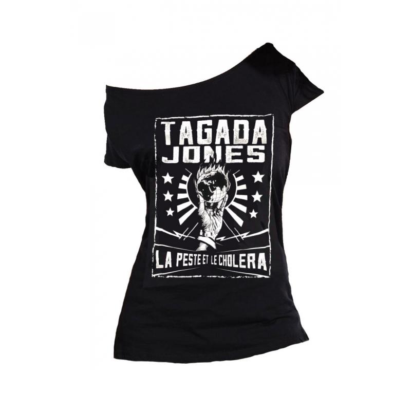 T-shirt femme col ample "La Peste et le Choléra" Tagada Jones - MERCHENLIGNE.FR