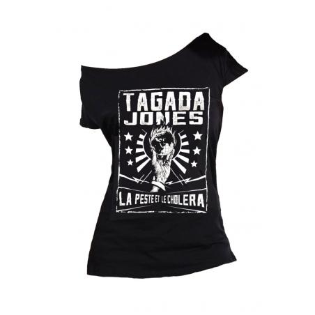 T-shirt femme col ample "La Peste et le Choléra" Tagada Jones - MERCHENLIGNE.FR