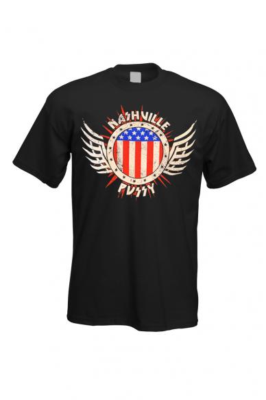 T Shirt Rebel Flag Nashville Pussy Merchenligne Fr