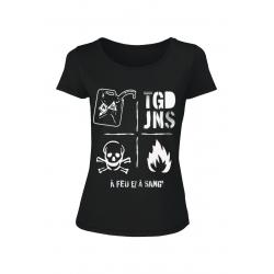 Tee shirt Femme Le dernier baril - Tagada Jones - MERCHENLIGNE.FR