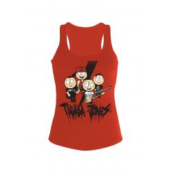 TAGADA JONES - Débardeur Femme rouge - Elle ne voulait pas