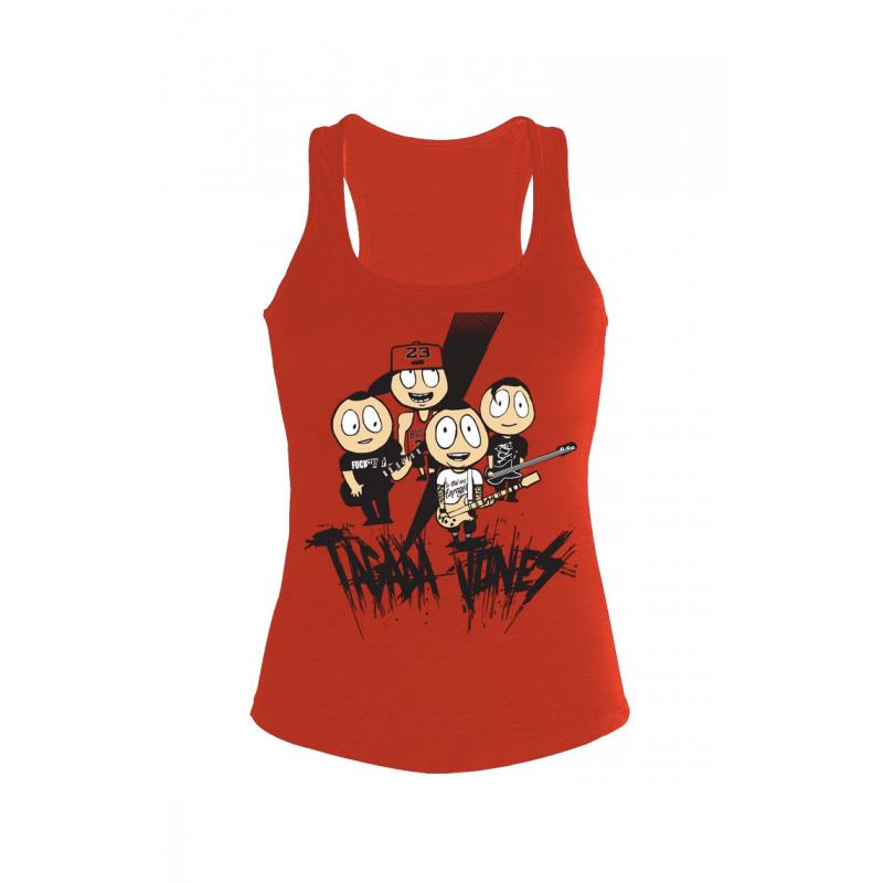 TAGADA JONES - Débardeur Femme rouge - Elle ne voulait pas