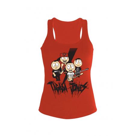 TAGADA JONES - Débardeur Femme rouge - Elle ne voulait pas