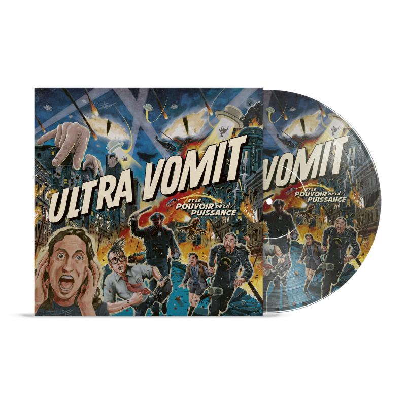 Picture Disc vinyle "Le Pouvoir de la Puissance" Ultra Vomit - MERCHENLIGNE.FR