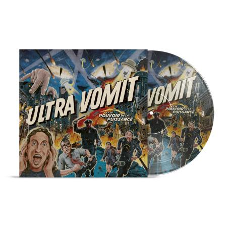 Picture Disc vinyle "Le Pouvoir de la Puissance" Ultra Vomit - MERCHENLIGNE.FR