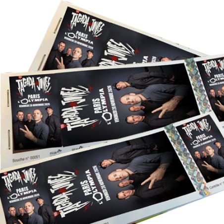Billet Collector Olympia TAGADA JONES - MERCHENLIGNE.FR