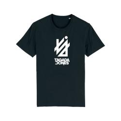 T-shirt Homme noir Logo 2026 "TJ TAGADA JONES" de Tagada Jones - MERCHENLIGNE.FR