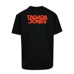 T-shirt Homme coupe large noir Logo 2026 "TJ TAGADA JONES" de Tagada Jones - MERCHENLIGNE.FR
