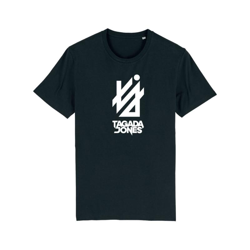 T-shirt enfant noir Logo 2026 "TJ TAGADA JONES" de Tagada Jones - MERCHENLIGNE.FR