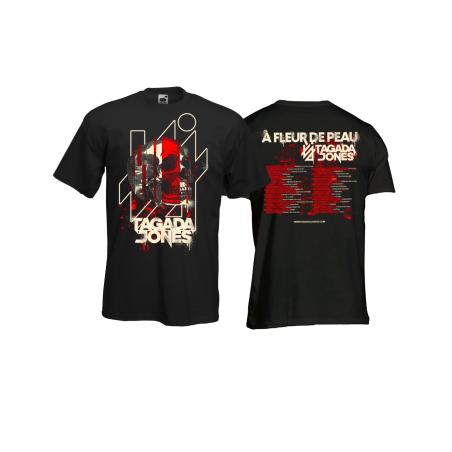 T-shirt Homme "À FLEUR DE PEAU" de Tagada Jones - MERCHENLIGNE.FR